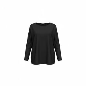 Michael Kors Black Oversized Lightweight Knit Sweater Tunic Medium